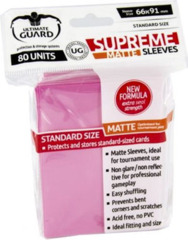 Ultimate Guard - SUPREME SLEEVES MATTE - Standard size - pink